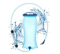 Survival Water Filter - Portable Straw Purifier, Hydration Bag, Outdoor Wat | Water Purifier Survival for Camping Backpacking Mountaineering Trekking Outdoor Travel Power