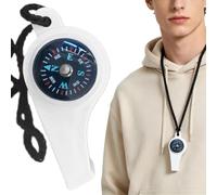 Survival Whistle Multi-Functional Loud Waterproof Compass Gear