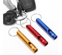 Survival Whistles - Whistle | Metal Keychain Whistle | Loud Crisp Sound Chirp, Whistles Outdoor Accessories for Boating, Hiking, Camping, Rescuing Signals for Kids