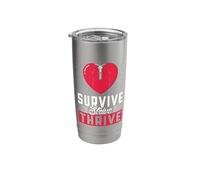 Survive Strive Thrive - Open Heart Surgery Stainless Steel Insulated Tumbler