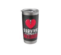 Survive Strive Thrive - Open Heart Surgery Stainless Steel Insulated Tumbler