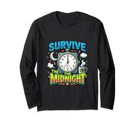 Survive The Midnight Night Shift Hustle Long Sleeve T-Shirt
