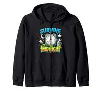 Survive The Midnight Night Shift Hustle Zip Hoodie