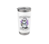 Survived Another Night Shift Ghost Doctor Nurse Stainless Steel Insulated Tumbler