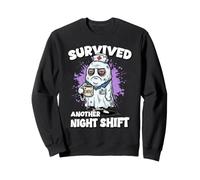 Survived another Night Shift Ghost Doctor Nurse Sweatshirt