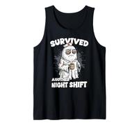 Survived Another Night Shift Ghost Doctor Nurse Tank Top