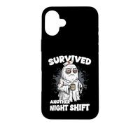 Survived another Night Shift Gost Doctor Nurse Case for iPhone 16 Plus
