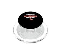 Survived Appendicitis And The Bill Funny Appendectomy PopSockets PopGrip for MagSafe