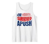 Survived Apush 2026 Funny AP US History Exam Survivor Humor Tank Top