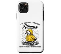 Survived Many Storms Duck Raincoat Resilience Case for iPhone 11 Pro Max