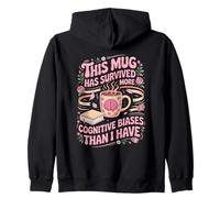 Survived More Cognitive Biases than I Have Zip Hoodie