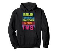 Survived Six Seven 67 Brick Builder Bricks Building Blocks Pullover Hoodie