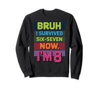 Survived Six Seven 67 Brick Builder Bricks Building Blocks Sweatshirt