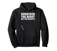 Survived The Burst Got The Receipts Funny Appendectomy Pullover Hoodie