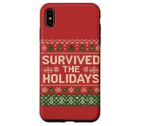 Survived The Holidays Ugly Sweater Funny Case for iPhone XS Max