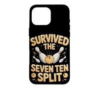 Survived the Seven Ten Split Bowling Bowler Case for iPhone 16 Pro Max