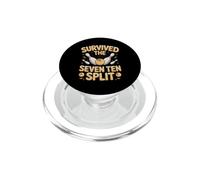 Survived the Seven Ten Split Bowling Bowler PopSockets PopGrip for MagSafe