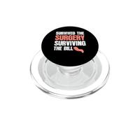 Survived The Surgery Surviving The Bill Funny Appendectomy PopSockets PopGrip for MagSafe