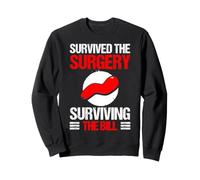 Survived The Surgery Surviving The Bill Funny Appendectomy Sweatshirt