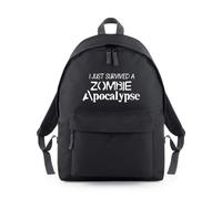 Survived Zombie Apocalypse Backpack Rucksack 18L Bag - 42 x 31 x 21cm