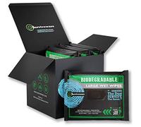 Surviveware Biodegradable Wet Wipes 4 Packs of 15 Wipes - for Post Workouts, Travel, Bath, and No-Rinse Showers