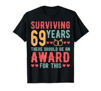Surviving 69 Years There - 69th Wedding Anniversary Couple T-Shirt