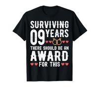 Surviving 9 Years There Should Be - 9th Wedding Anniversary T-Shirt