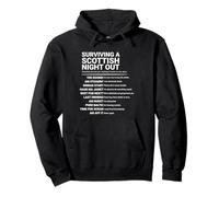 Surviving a Scottish Night Out Fun Drinking Translation Pullover Hoodie