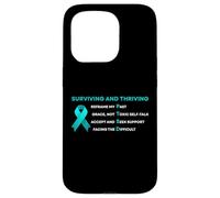 Surviving And Thriving PTSD Trauma Mental Health Awareness Case for iPhone 15 Pro