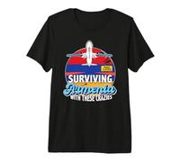 Surviving Armenia with These Crazies Travel Armenia Premium T-Shirt
