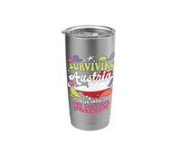 Surviving Austria with These Crazies Austria Stainless Steel Insulated Tumbler