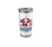 Surviving Austria with These Crazies Austria Stainless Steel Insulated Tumbler