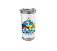 Surviving Bahamas with These Crazies Bahamas Stainless Steel Insulated Tumbler