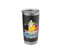 Surviving Belgium with These Crazies Belgium Stainless Steel Insulated Tumbler