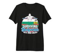 Surviving Bulgaria with These Crazies Travel Bulgaria Premium T-Shirt