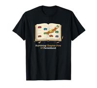 Surviving Chapter Five of Parenthood Tired Parent T-Shirt