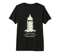 Surviving Chapter One of Parenthood One Year Old Parents Premium T-Shirt