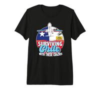 Surviving Chile with These Crazies Travel Chile Premium T-Shirt
