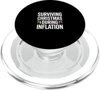 Surviving Christmas During Inflation Funny Humor PopSockets PopGrip for MagSafe