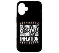 Surviving Christmas During Inflation Funny Xmas Case for iPhone 16