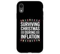 Surviving Christmas During Inflation Funny Xmas Case for iPhone XR