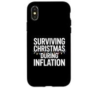 Surviving Christmas During Inflation Humor Case for iPhone X/XS