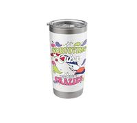 Surviving Cuba with These Crazies Cuba Stainless Steel Insulated Tumbler