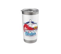 Surviving Cuba with These Crazies Cuba Stainless Steel Insulated Tumbler