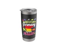 Surviving Germany with These Crazies Stainless Steel Insulated Tumbler