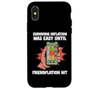 Surviving Inflation Until Friendflation Hit Friendship Love Case for iPhone X/XS