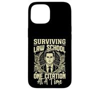 Surviving Law School one Citation at a Time Law Student Case for iPhone 15
