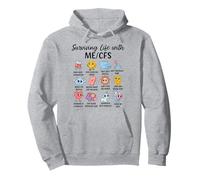 Surviving Life with ME/CFS Cute Awareness Design Pullover Hoodie