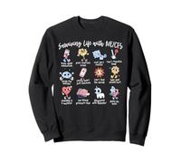 Surviving Life With ME-CFS Myalgic Encephalomyelitis Warrior Sweatshirt