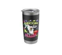 Surviving Mexico with These Crazies Stainless Steel Insulated Tumbler